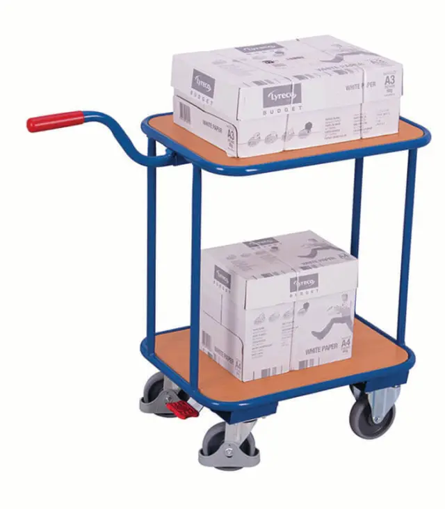 Variofit sw-450.800 Πλατφόρμα Μεταφοράς Φορτίων 2 Επιπέδων με Χειρολαβή για Φορτίο Βάρους ως 200kg 2
