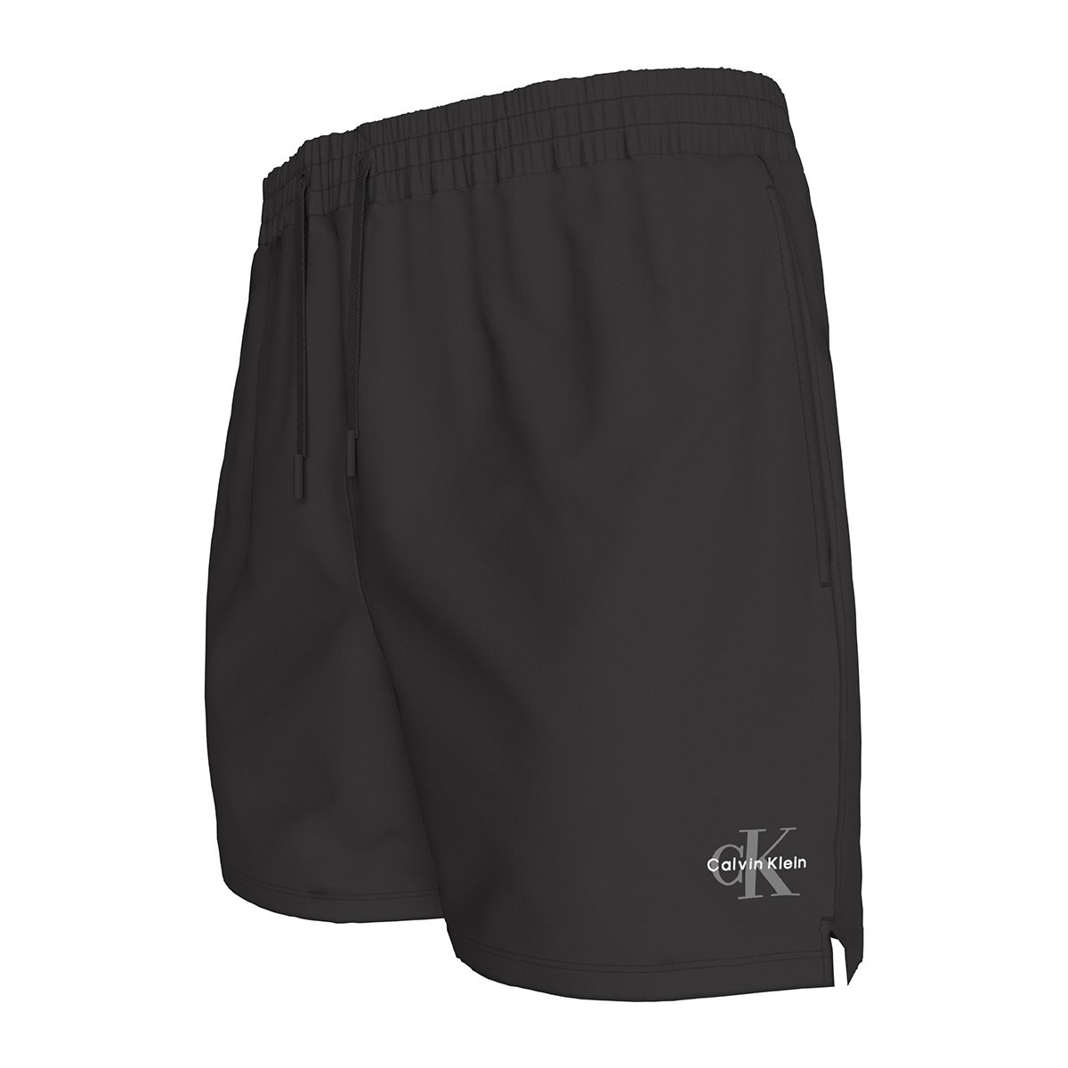 Calvin Klein - Ανδρικό Μαγιό Σορτς Medium Drawstring Monogram LV00N61045-UB1 Μαύρο - 2XL