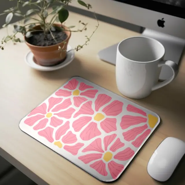 Mousepad ( flowers 70s , design-39 ) Διαστάσεις: 23cm(μήκος) x 20cm (ύψος)
