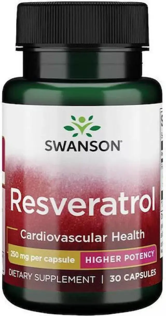 Swanson Resveratrol 250mg 30 Caps (087614025308)