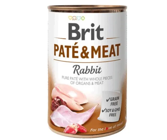 BRIT Pat&eacute; & Meat with rabbit - 400g