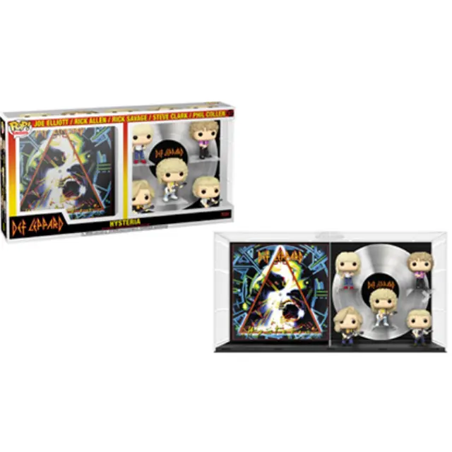 Funko Pop! Deluxe Albums: Def Leppard - Joe Elliott, Rick Allen, Rick Savage, Steve Clark Phil Collen (Hysteria Tour 1987) (Special Edition) #37 Vinyl Figure