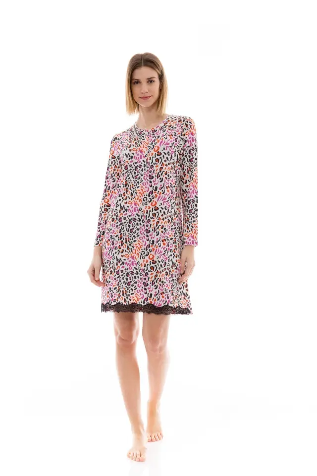 W1378 - Type - NIGHTGOWN WHITE LEO