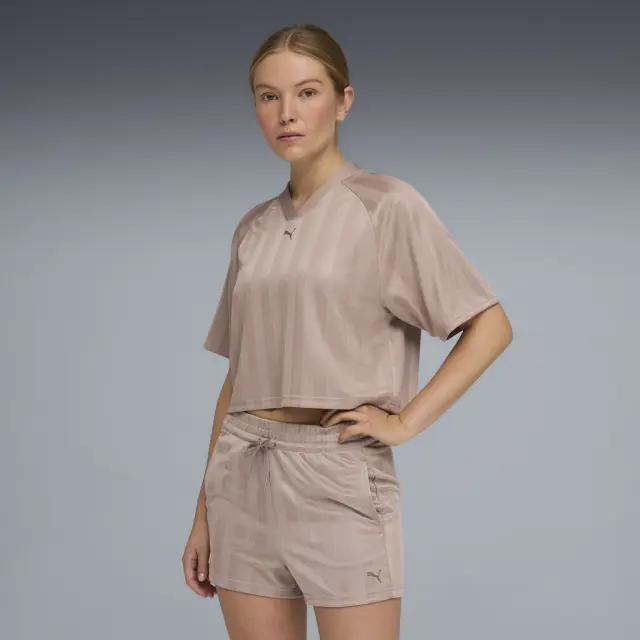 Puma League Fashion Top Training Tee Sandstone 528483-88