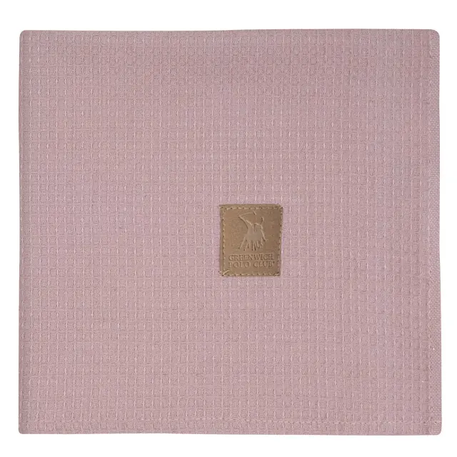 Κουβέρτα Πικέ 110x150 Κούνιας Greenwich Polo Club Essential 8872 Pink 100% βαμβακερό