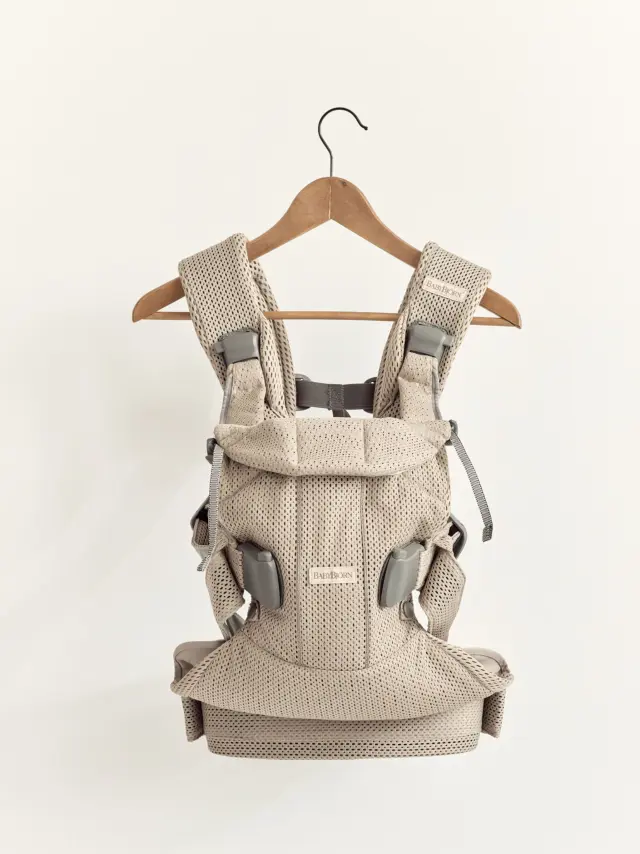 BabyBjörn Μάρσιπος One 3D Mesh, Grey beige - 1408-098002E1 2