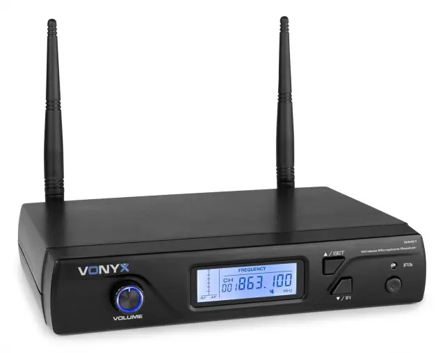 VONYX WM61B ΑΣΥΡΜΑΤΟ ΣΕΤ ΜΙΚΡΟΦΩΝΟΥ UHF 16CH 2