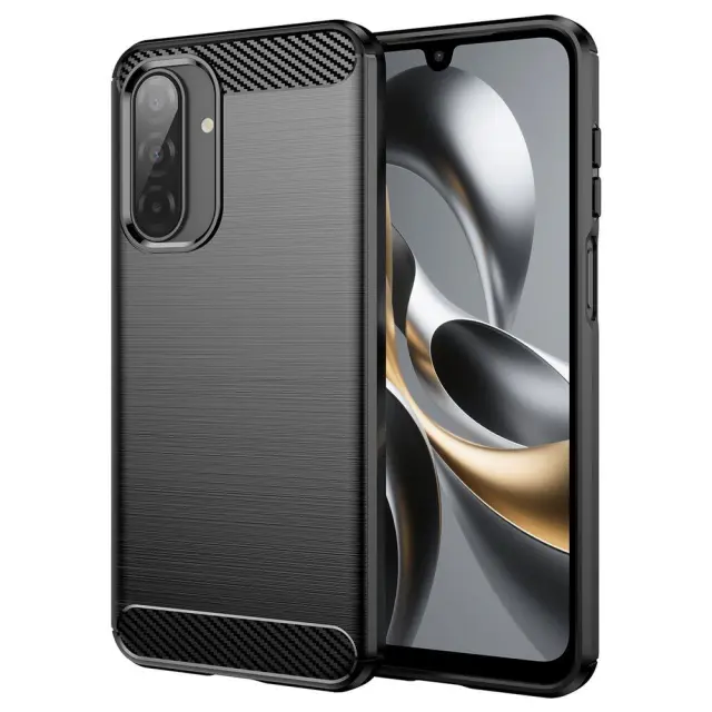 Techsuit® Carbon Θήκη για Samsung Galaxy A17/A18-Black