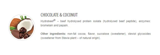 Extrifit Peptibeef chocolate-coconut, 2000-g 3