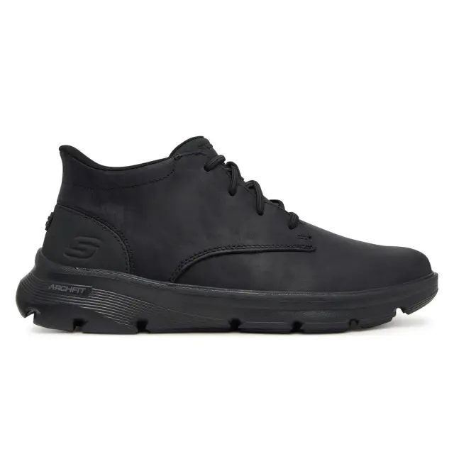 Skechers Arch Fit Garza Μποτίνια 205514-BBK Μαύρο - 46