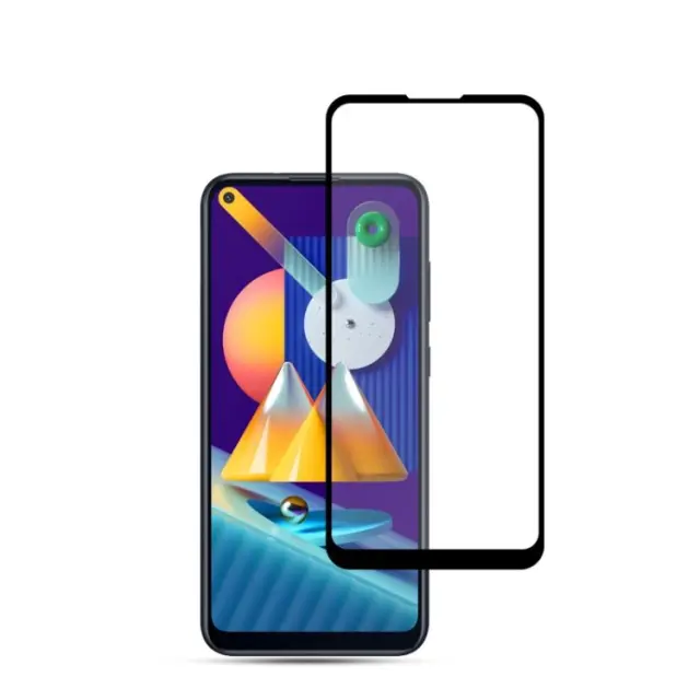 Mocolo Tempered Glass Αντιχαρακτικό Τζάμι Προστασίας για Samsung Galaxy M11 Full Black OEM