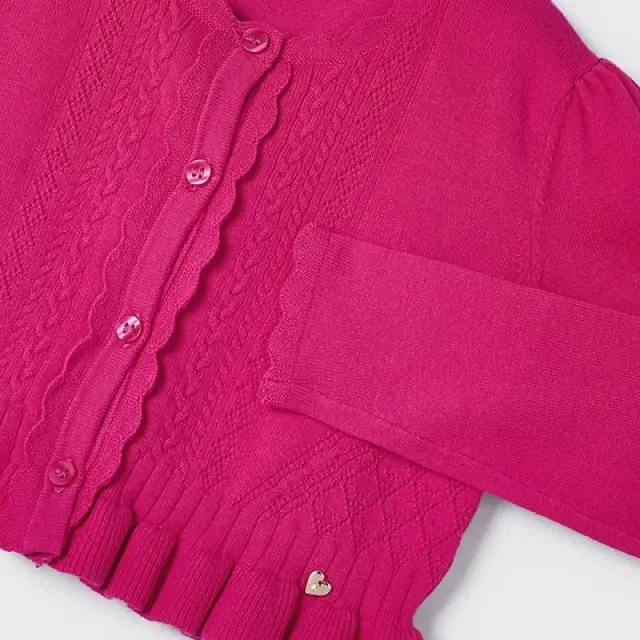 Mini 2 έως 10 ετών Ζακέτα Better Cotton ecofriends φούξια - 5Ε 2