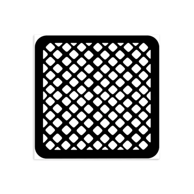 Thick Stencil Stamperia 12x12cm, Candy Christmas, Waffle texture