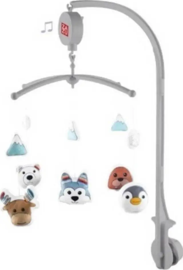 Zazu Kids Μουσικό Περιστρεφόμενο Artic ZA-CRIB-01