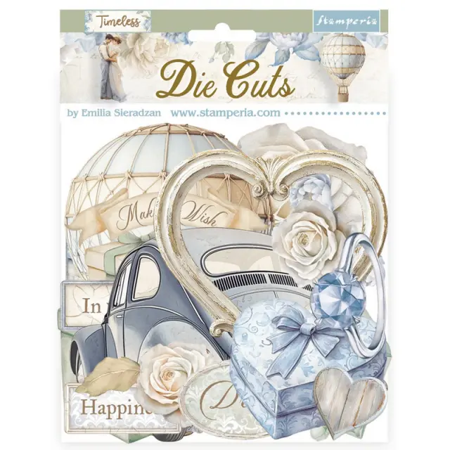 Die Cuts Stamperia, Timeless
