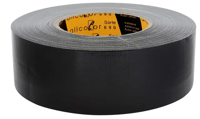 ALLCOLOR GAFFER-TAPE Professional Fabric Tape – Gaffer 75mm x 50m black (690-75 S)