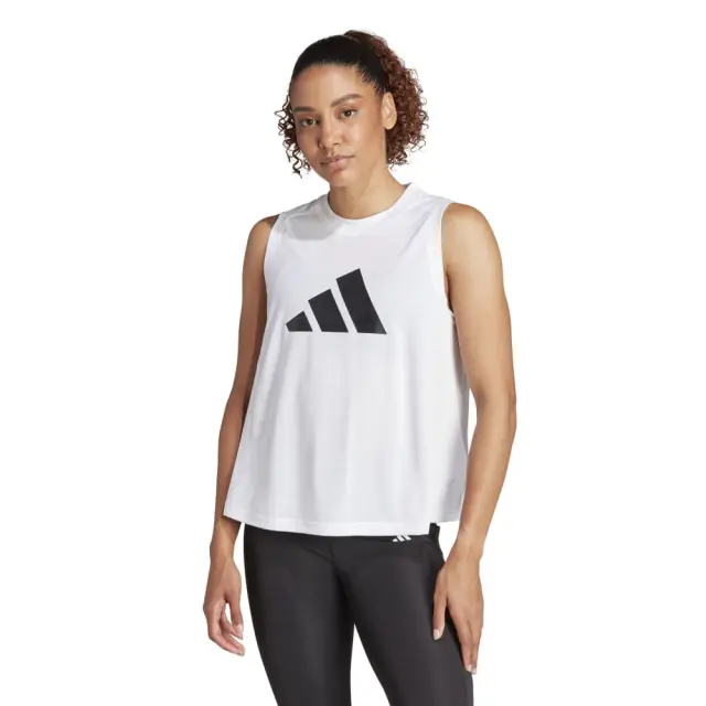 adidas Performance Women's Training Essentials Logo Tank Άσπρο IT0540 (adidas Performance) - Medium