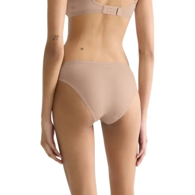 Sloggi Γυναικείο Slip Go Daily Mini - Τριπλό Πακέτο, Χρώμα New Beige 3