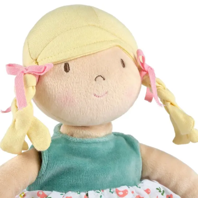 BONIKKA ΥΦΑΣΜΑΤΙΝΗ ΘΕΡΜΑΝΤΙΚΗ ΠΑΙΔΙΚΗ ΚΟΥΚΛΑ ABBY 32 CM 2