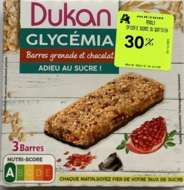 Glycemia Μπάρες με Ρόδι & Επικάλυψη Σοκολάτας 90gr