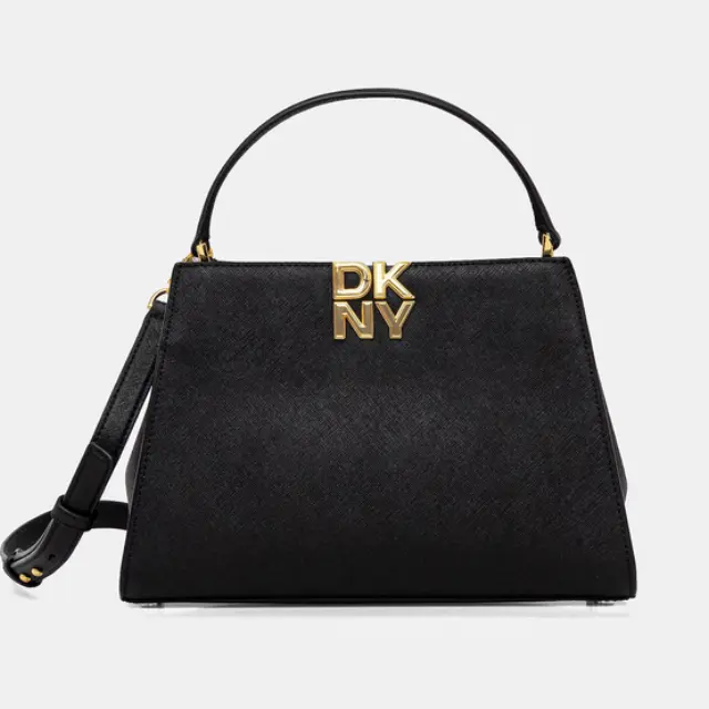 Γυναικεία Δερμάτινη Τσάντα Ώμου DKNY Remy R52D1L92-BGD Μαύρη Μαύρο - One Size