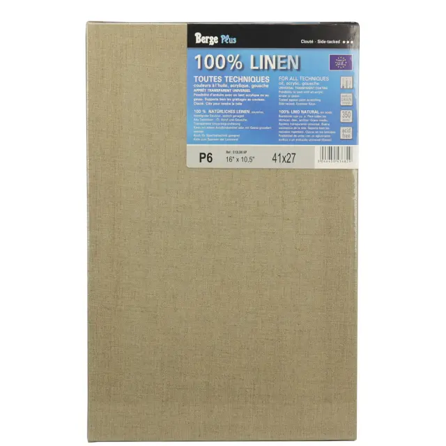 Τελάρο Berge Plus 100% Λινός Μουσαμάς - 27x41cm