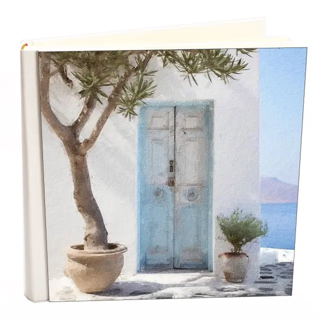 Άλμπουμ my album island 12 boho style με ριζόχαρτο 35x35cm και κουτί άλμπουμ