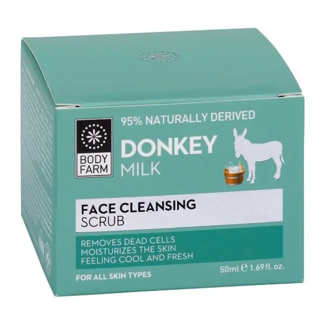 Bodyfarm Donkey Milk Κρέμα Απολέπισης Προσώπου 50ml