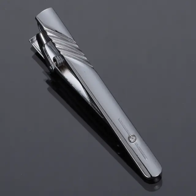 Ασημί Κλιπ Γραβάτας 6 cm – LGTC-T13/7 2
