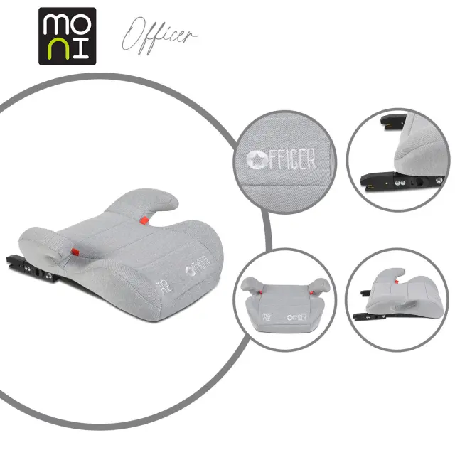 MONI - Car seat Officer light grey - 3801005150441