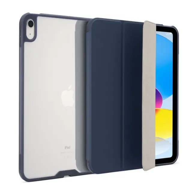 Pipetto Origami No7 Tri-Folio Case, dark blue - iPad (A16) / iPad (2022)