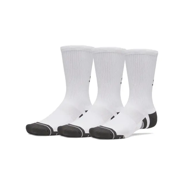 Under Armour Perf Tech Crew (3Pair) (6015139-100) - Λευκό