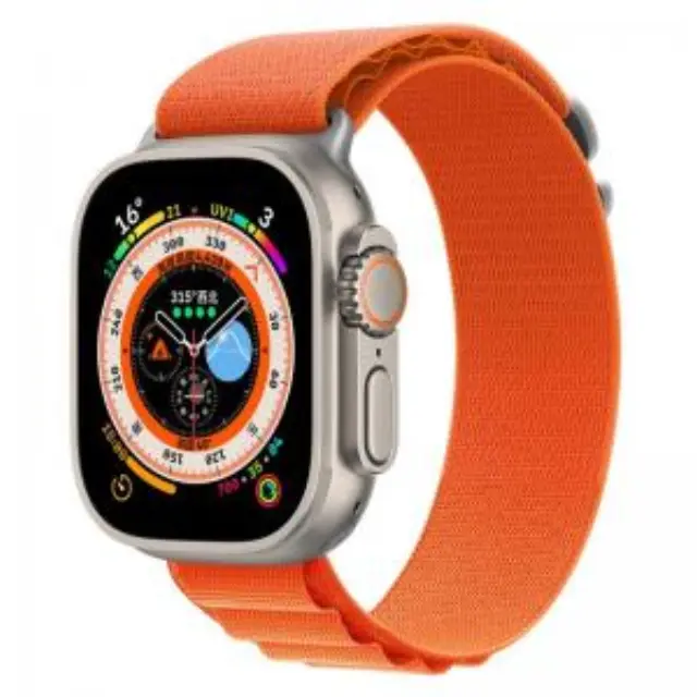 Λουράκι Devia Sport5 Nylon Woven Apple Watch (38/ 40/ 41/ 42mm) Deluxe Πορτοκαλί N62133 2