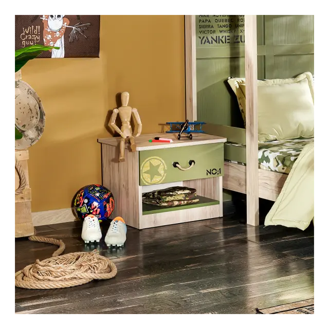 Montessori Κομοδίνο Bebe Stars Soldier 480-46