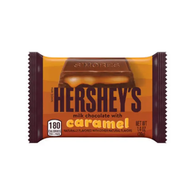 Hershey's Milk Chocolate With Caramel 39gr (ΠΡΟΣΟΧΗ λιώνει!)