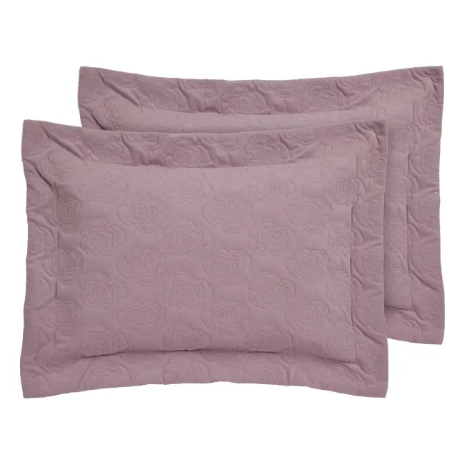 Ζεύγος Μαξιλαροθήκες 50x70+8 Happy Das Home 0289 Lilac 100% Microfiber