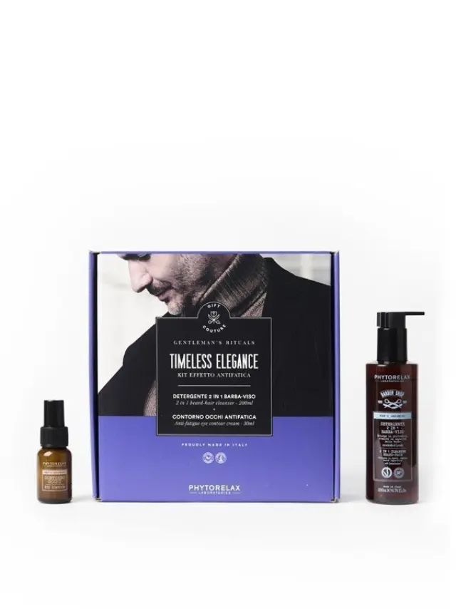 Phytorelax Gentleman’s Ritual Kit Σετ Περιποίησης Προσώπου για Άνδρες Καθαριστικό 2 σε 1 200ml + Κρέμα Ματιών 30ml