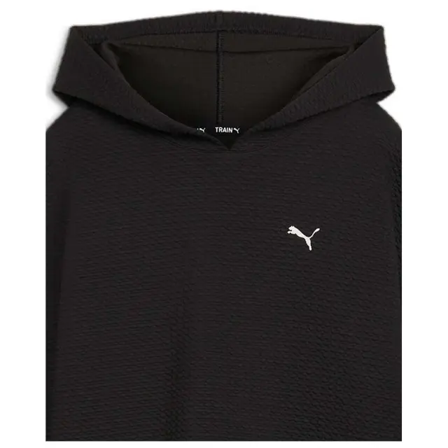 Puma Studio Textured Hoody Black 525756-01 - XS 3