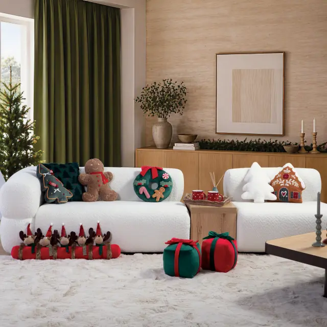 Nef-Nef Homeware Διακοσμητικό-Στοπ Πόρτας Gift 22x22x22 Πράσινο 3