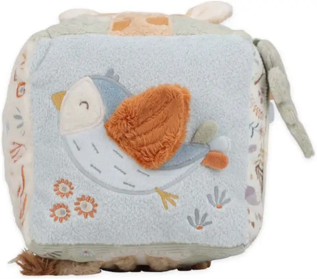 Little Dutch Υφασμάτινος κύβος δραστηριοτήτων Safari Friends GRS / LD8309 (Little Dutch)