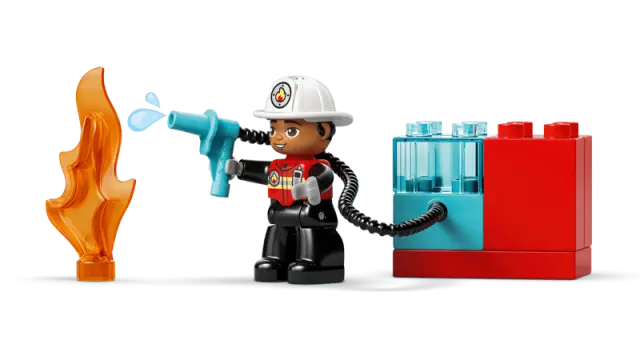 LEGO® Duplo Fire Truck with Hose and Firefighter για 2+ Ετών 28τμχ - 10473 3