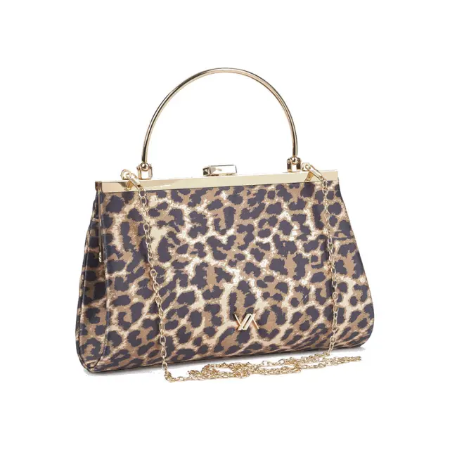 Verde Γυναικεία Τσάντα Αμπιγιέ 01-0002183 ANIMAL PRINT 3