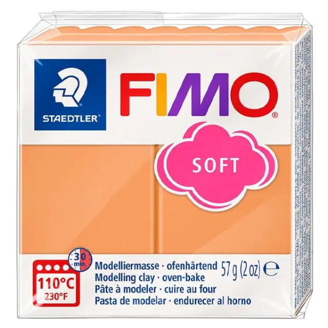 Πολυμερικός Πηλός Staedtler Fimo Soft NoT41 - Papaya Sorbet - 57gr