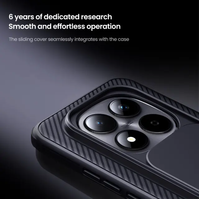 Nillkin CamShield PRO Hard Case for Xiaomi Redmi Note 15 Pro+ 5G Black 3