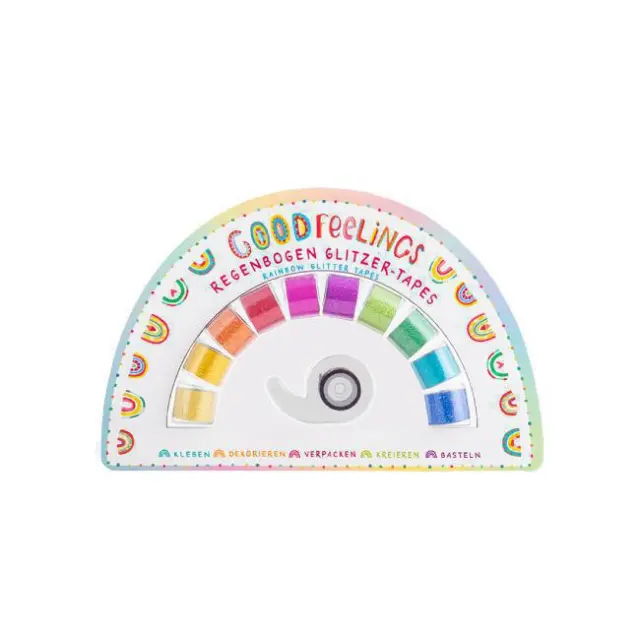 Trendhaus Good Feelings Σετ Αυτοκόλλητες Ταινίες Glitter & Μηχανή (956736)