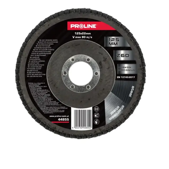 Τροχός Λείανσης Proline Με Πτερύγια 125mm Gr 60 (44855)