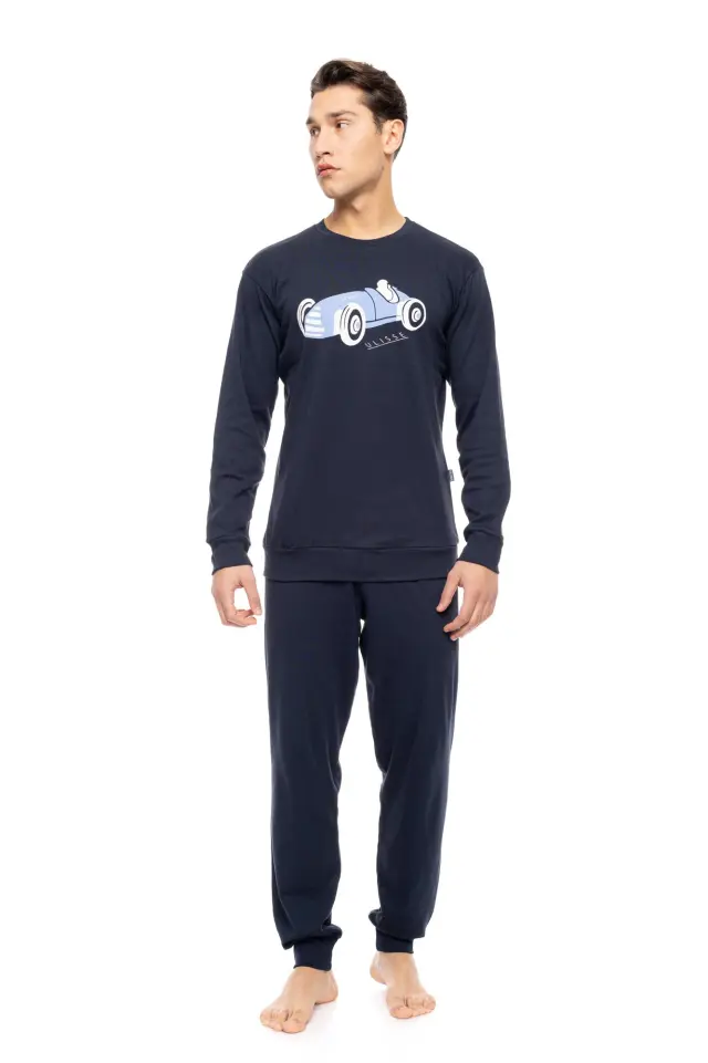 WN-M119 - Indigo Blue - PIJAMA T-SHIRT RACE NOS 2