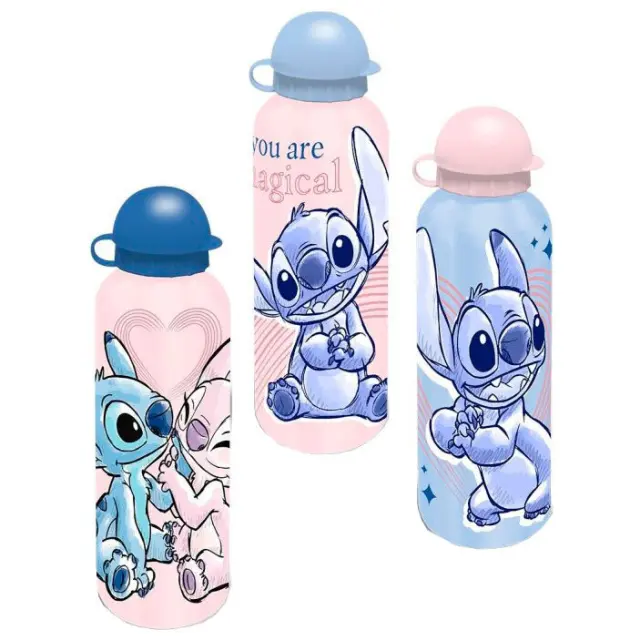 Παγούρι STITCH αλουμινίου 500ml -LILO + STITCH (1 TEM) σε 3 σχέδια