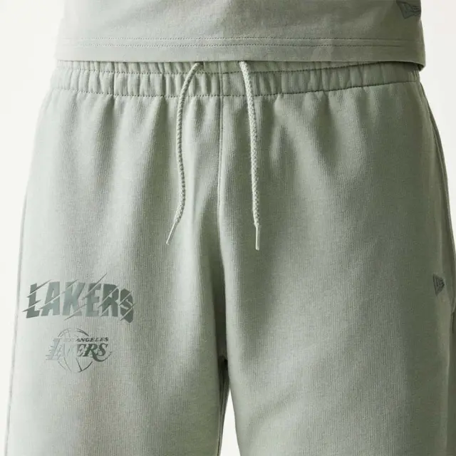 New Era Men's NBA Core Plus Los Angeles Lakers Shorts Πράσινο 60771528 (New Era) 3
