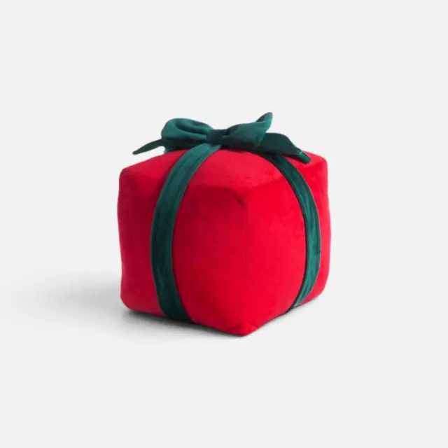 Nef-Nef Homeware Διακοσμητικό-Στοπ Πόρτας Gift 22x22x22 Κόκκινο
